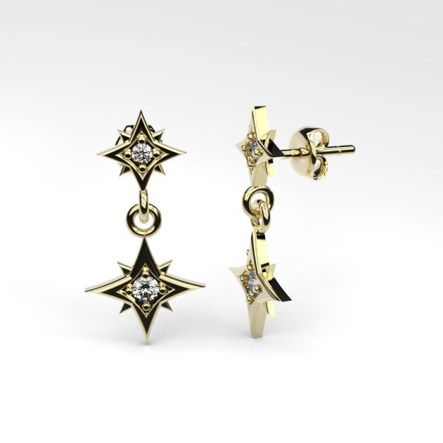 Pendientes estrellas